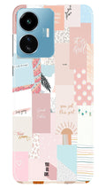 Shinny Blue Background Case for iQOO Z6 Lite 5G