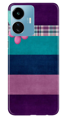 Purple Blue Mobile Back Case for iQOO Z6 Lite 5G (Design - 37)