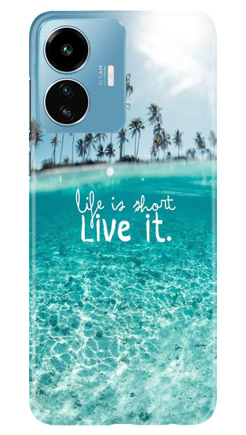 Life is short live it Case for iQOO Z6 Lite 5G