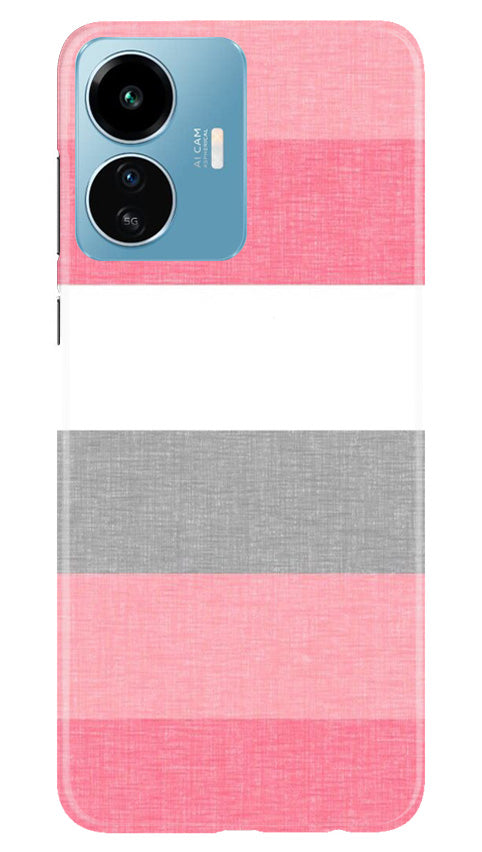 Pink white pattern Case for iQOO Z6 Lite 5G