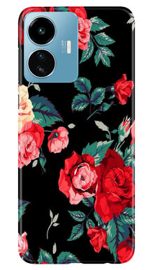 Red Rose2 Mobile Back Case for iQOO Z6 Lite 5G (Design - 81)