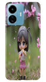 Cute Girl Case for iQOO Z6 Lite 5G