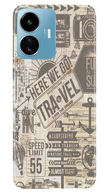 Travel Mobile Back Case for iQOO Z6 Lite 5G  (Design - 104)