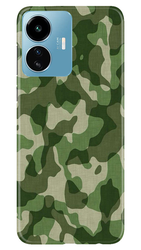 Army Camouflage Case for iQOO Z6 Lite 5G  (Design - 106)
