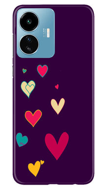 Purple Background Mobile Back Case for iQOO Z6 Lite 5G  (Design - 107)