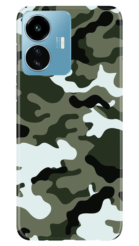Army Camouflage Case for iQOO Z6 Lite 5G(Design - 108)