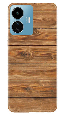 Wooden Look Mobile Back Case for iQOO Z6 Lite 5G  (Design - 113)