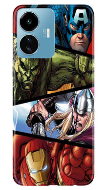Avengers Superhero Mobile Back Case for iQOO Z6 Lite 5G  (Design - 124)