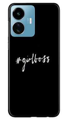 Like a Girl Boss Mobile Back Case for iQOO Z6 Lite 5G (Design - 234)