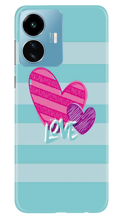 White Heart Case for iQOO Z6 Lite 5G (Design No. 260)