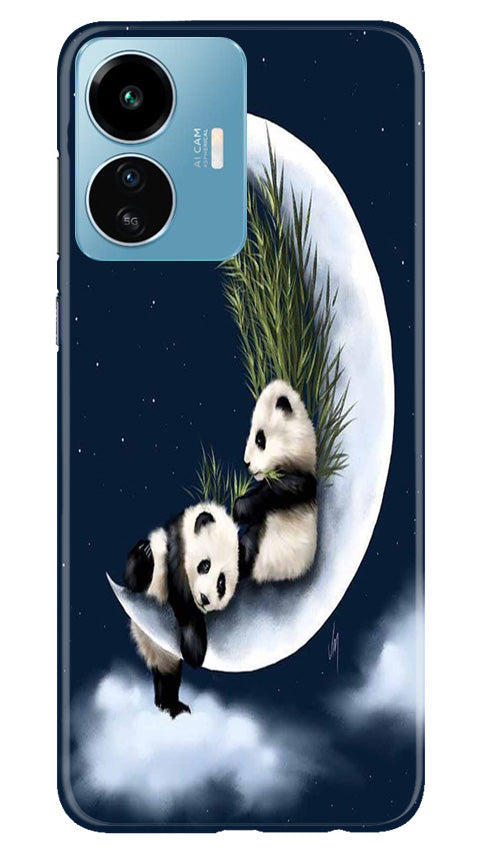Panda Bear Mobile Back Case for iQOO Z6 Lite 5G (Design - 279)