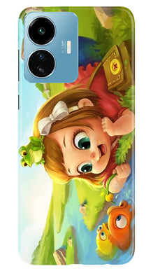 Baby Girl Mobile Back Case for iQOO Z6 Lite 5G (Design - 301)