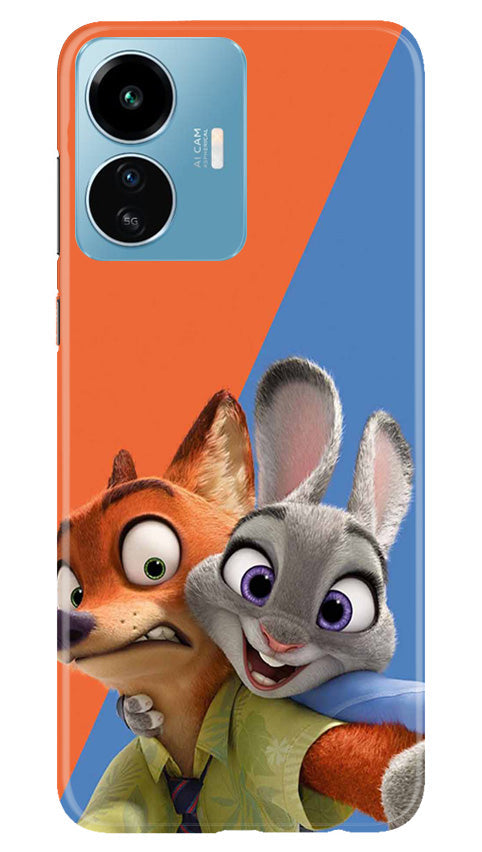 Cartoon Mobile Back Case for iQOO Z6 Lite 5G (Design - 306)