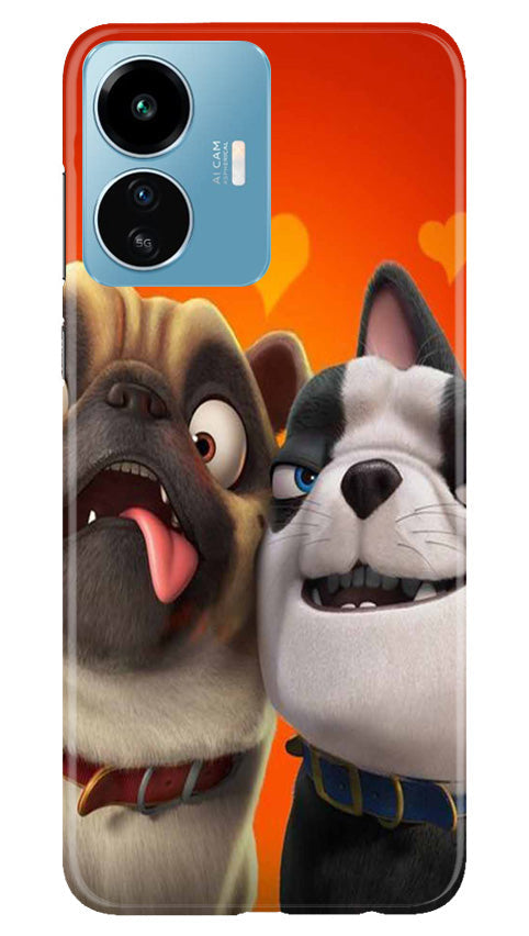 Dog Puppy Mobile Back Case for iQOO Z6 Lite 5G (Design - 310)