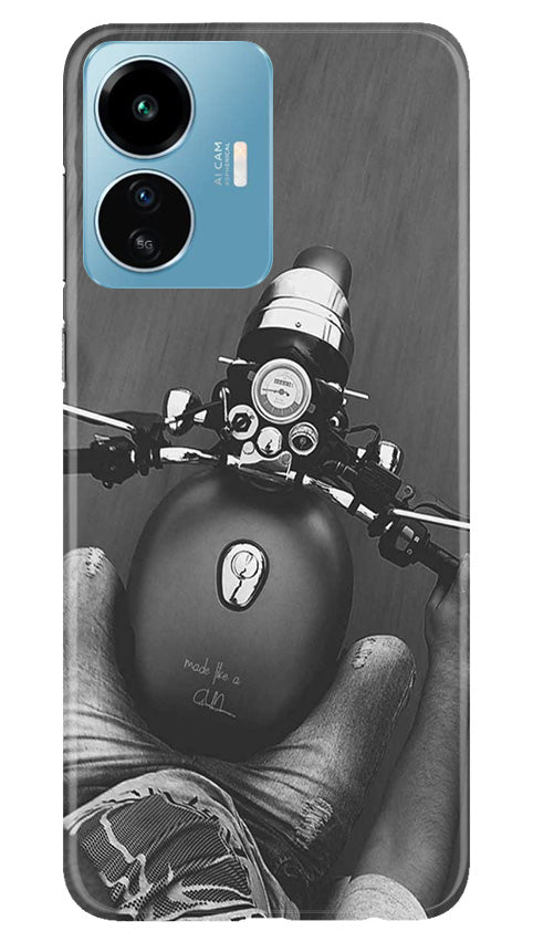 Royal Enfield Mobile Back Case for iQOO Z6 Lite 5G (Design - 341)