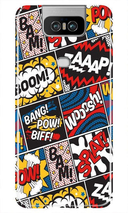 Boom Mobile Back Case for Asus Zenfone 6z (Design - 302)