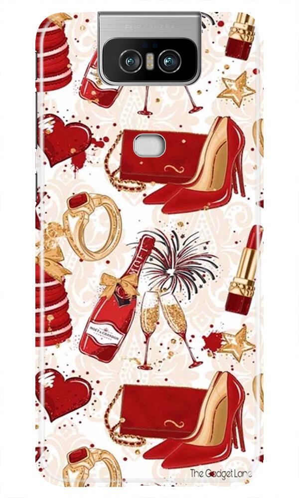 Girlish Mobile Back Case for Asus Zenfone 6z (Design - 312)
