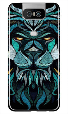 Lion Mobile Back Case for Asus Zenfone 6z (Design - 314)