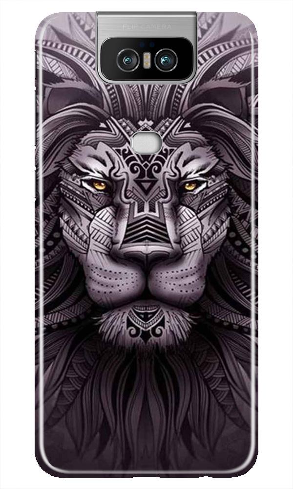 Lion Mobile Back Case for Asus Zenfone 6z (Design - 315)