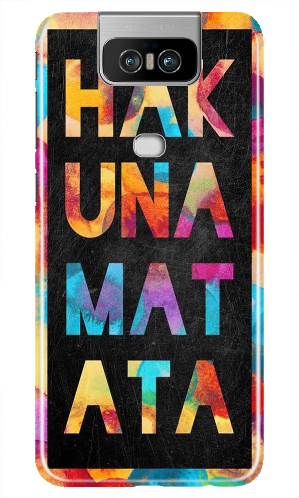 Hakuna Matata Mobile Back Case for Asus Zenfone 6z (Design - 323)