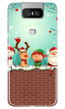 Santa Claus Mobile Back Case for Asus Zenfone 6z (Design - 334)
