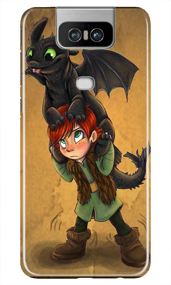 Dragon Mobile Back Case for Asus Zenfone 6z (Design - 336)