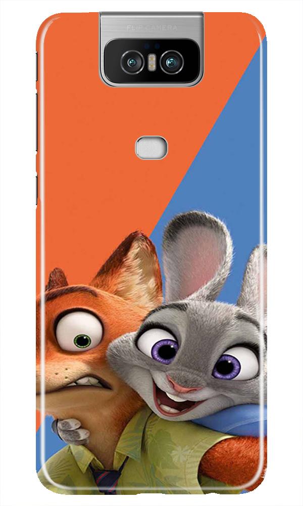 Cartoon Mobile Back Case for Asus Zenfone 6z (Design - 346)