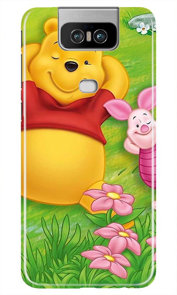 Winnie The Pooh Mobile Back Case for Asus Zenfone 6z (Design - 348)