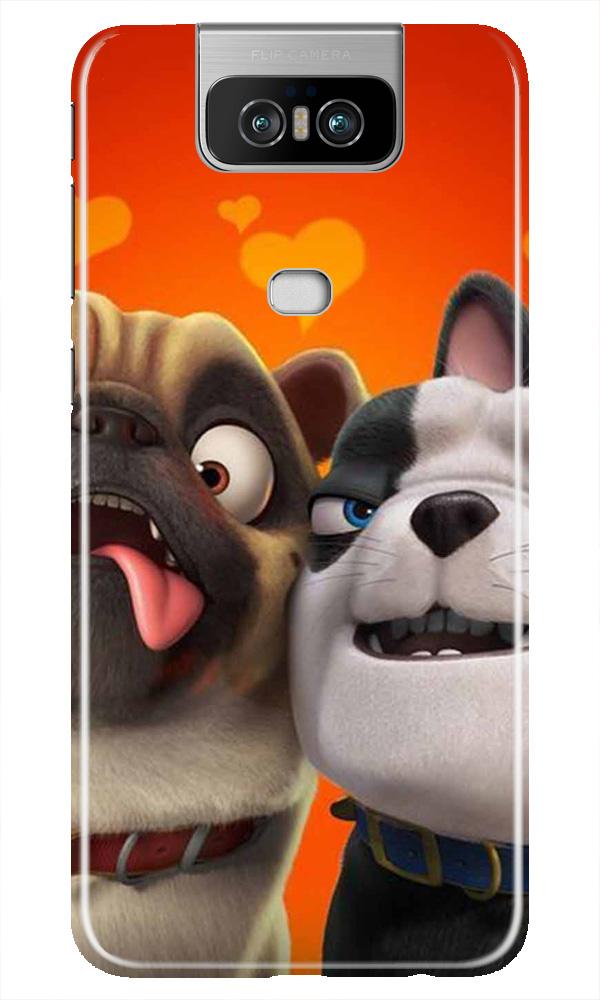 Dog Puppy Mobile Back Case for Asus Zenfone 6z (Design - 350)