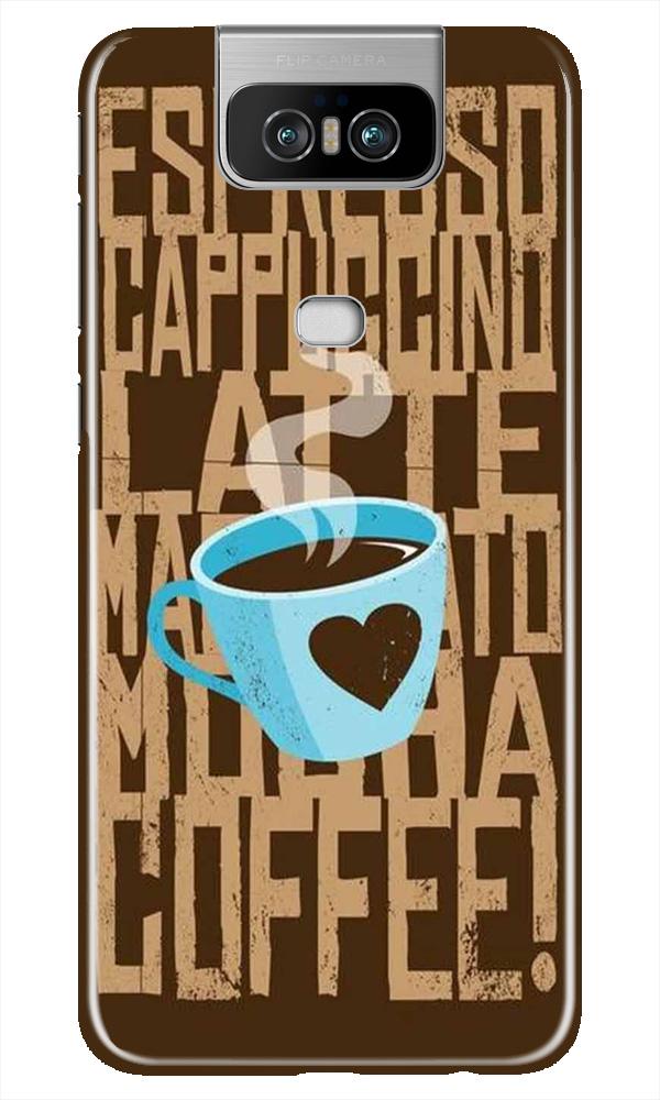 Love Coffee Mobile Back Case for Asus Zenfone 6z (Design - 351)