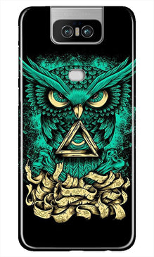 Owl Mobile Back Case for Asus Zenfone 6z (Design - 358)