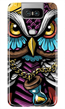 Owl Mobile Back Case for Asus Zenfone 6z (Design - 359)