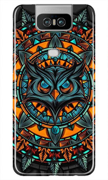 Owl Mobile Back Case for Asus Zenfone 6z (Design - 360)