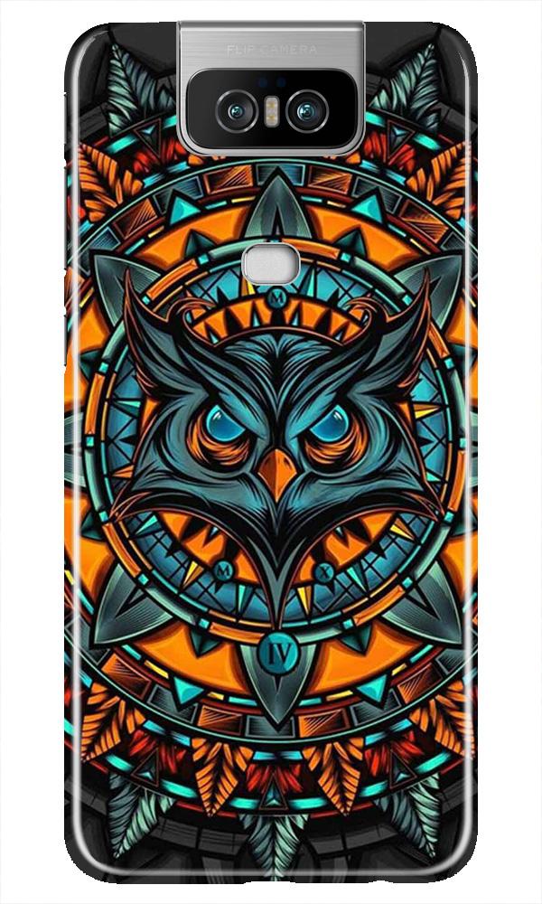 Owl Mobile Back Case for Asus Zenfone 6z (Design - 360)