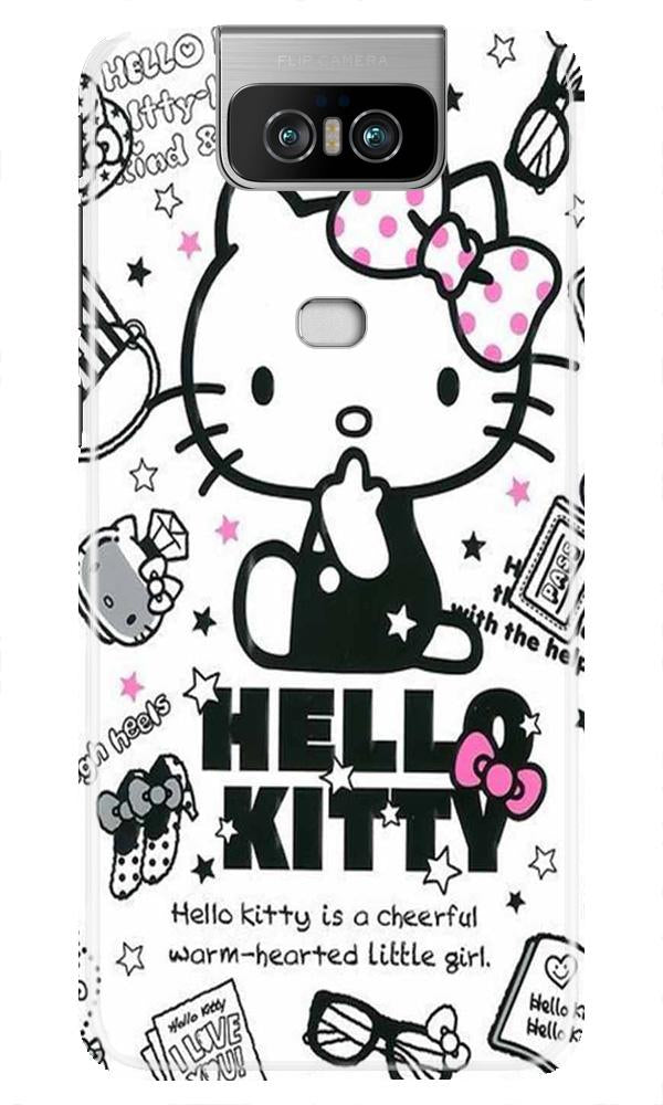 Hello Kitty Mobile Back Case for Asus Zenfone 6z (Design - 361)
