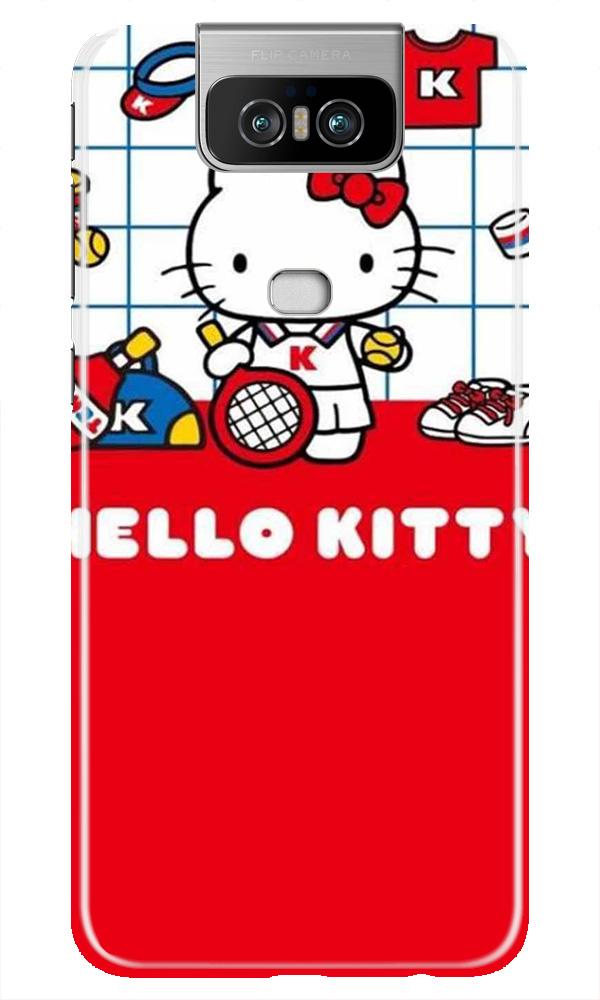 Hello Kitty Mobile Back Case for Asus Zenfone 6z (Design - 363)