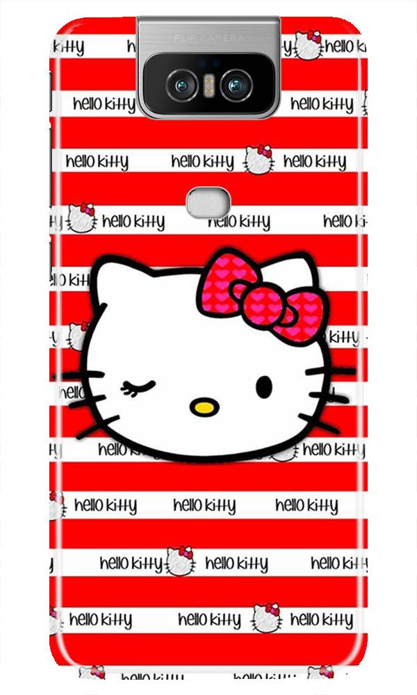 Hello Kitty Mobile Back Case for Asus Zenfone 6z (Design - 364)
