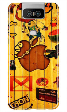 Wooden Texture Mobile Back Case for Asus Zenfone 6z (Design - 367)