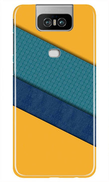 Diagonal Pattern Mobile Back Case for Asus Zenfone 6z (Design - 370)