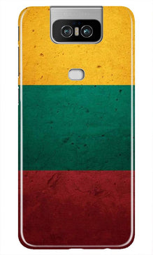 Color Pattern Mobile Back Case for Asus Zenfone 6z (Design - 374)