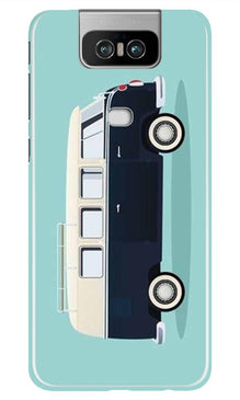 Travel Bus Mobile Back Case for Asus Zenfone 6z (Design - 379)