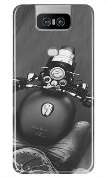 Royal Enfield Mobile Back Case for Asus Zenfone 6z (Design - 382)