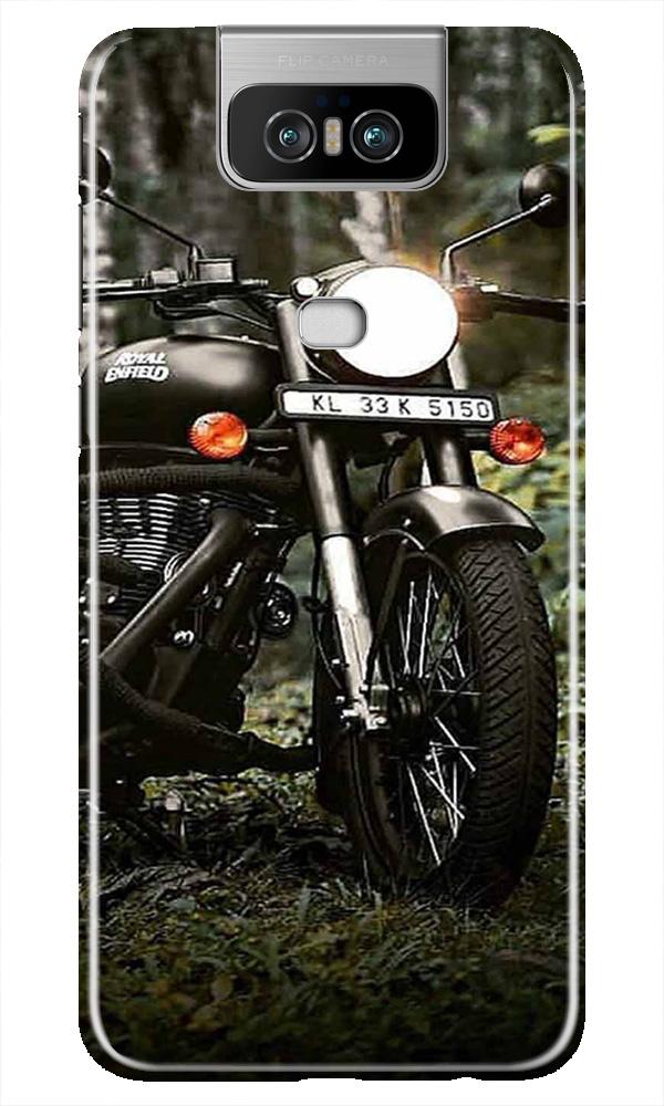 Royal Enfield Mobile Back Case for Asus Zenfone 6z (Design - 384)