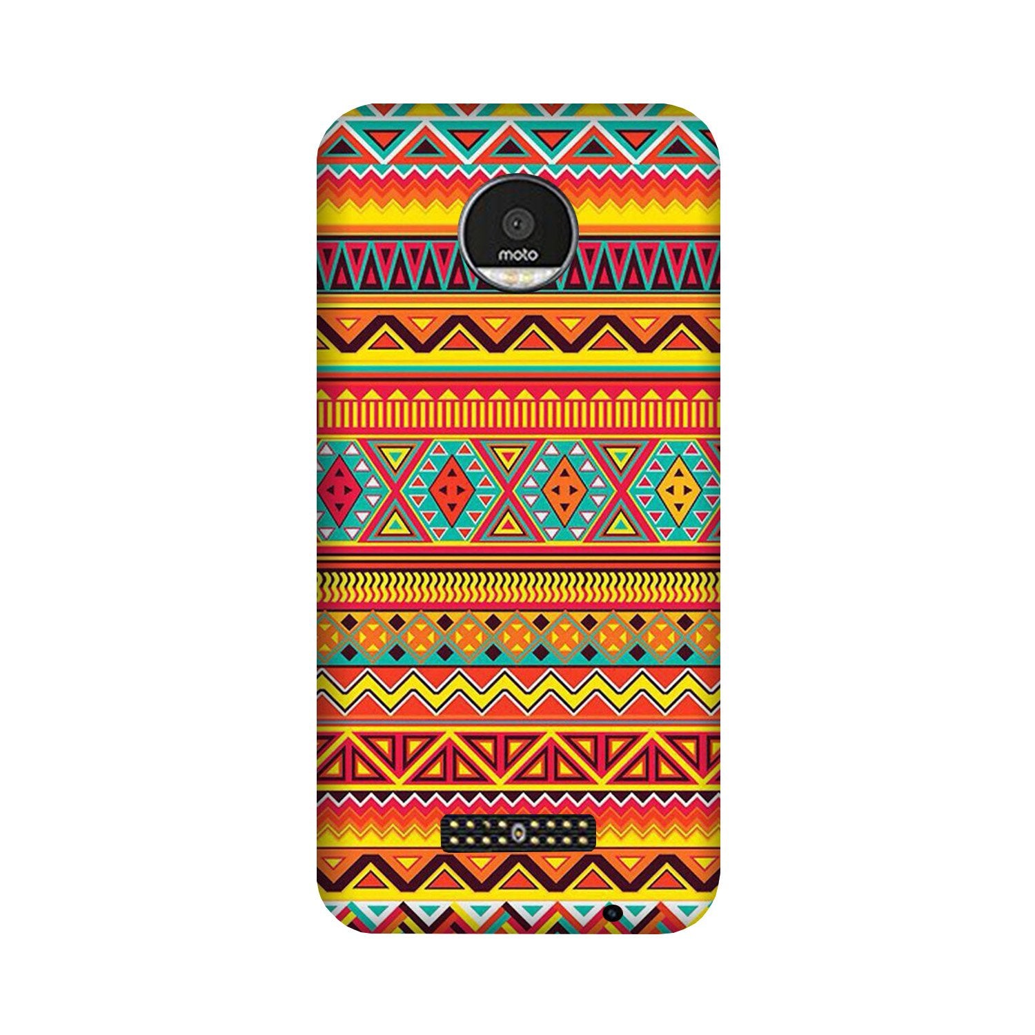 Zigzag line pattern Case for Moto Z2 Play