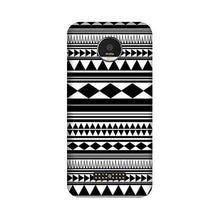 Black white Pattern Case for Moto Z2 Play