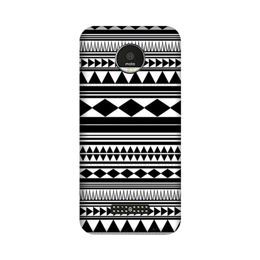 Black white Pattern Case for Moto Z2 Play