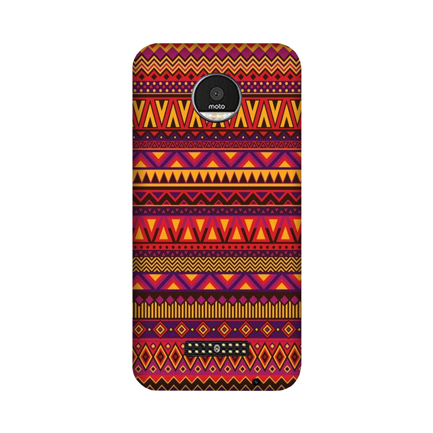 Zigzag line pattern2 Case for Moto Z2 Play