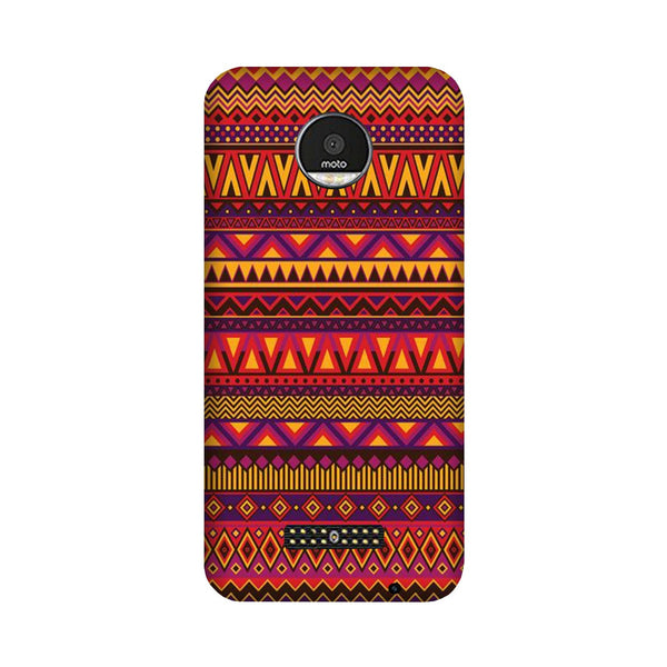 Zigzag line pattern2 Case for Moto Z2 Play