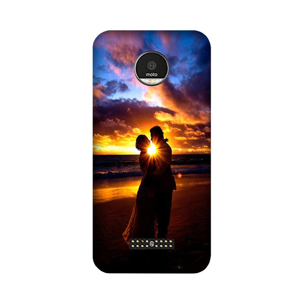 Couple Sea shore Case for Moto Z3 Play