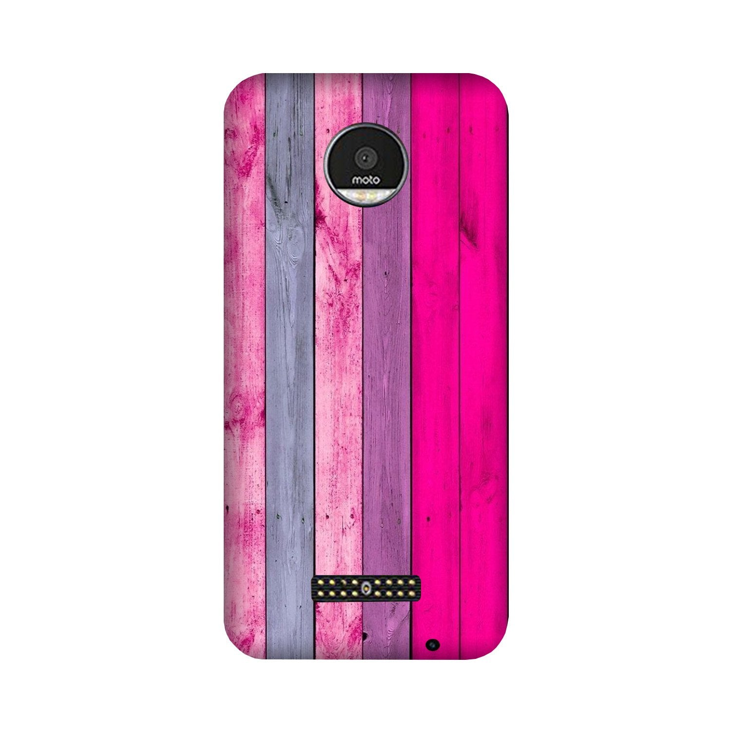 Wooden look Case for Moto Z2 Play